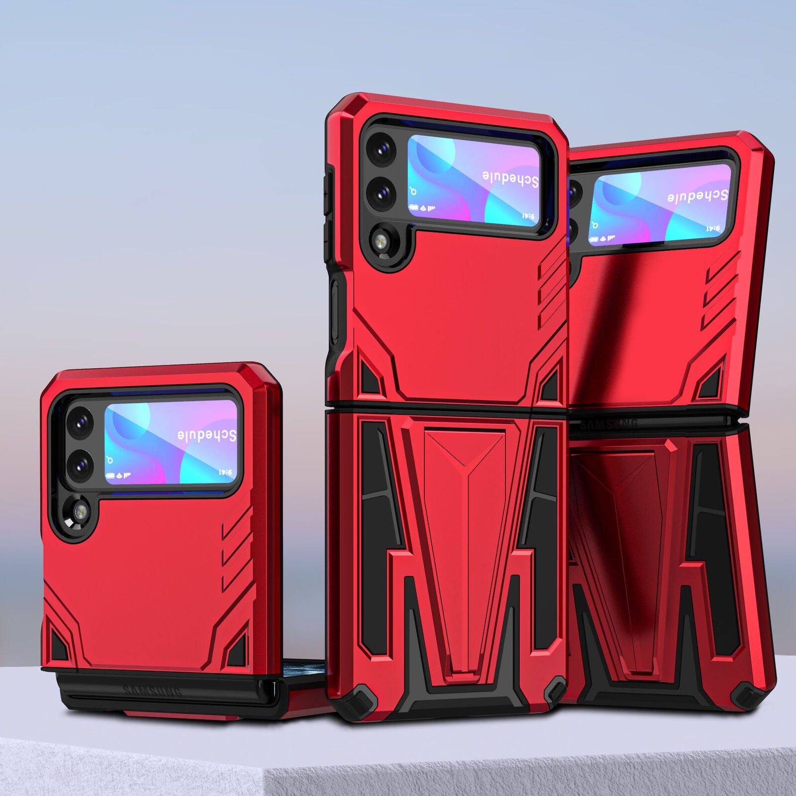 Rugged Kickstand Case for Samsung Galaxy Z Flip 3 5G Rugged Kickstand Case for Samsung Galaxy Z Flip 3 5G